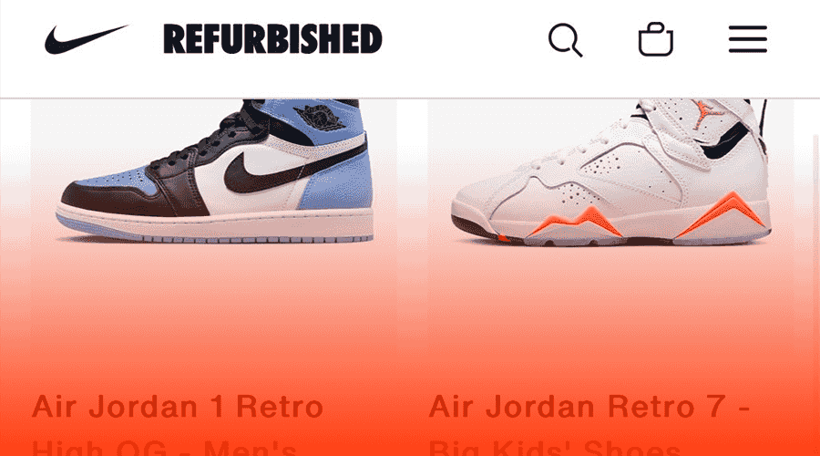 Nike Refurbished program hits online