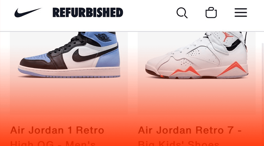 Nike Refurbished program hits online