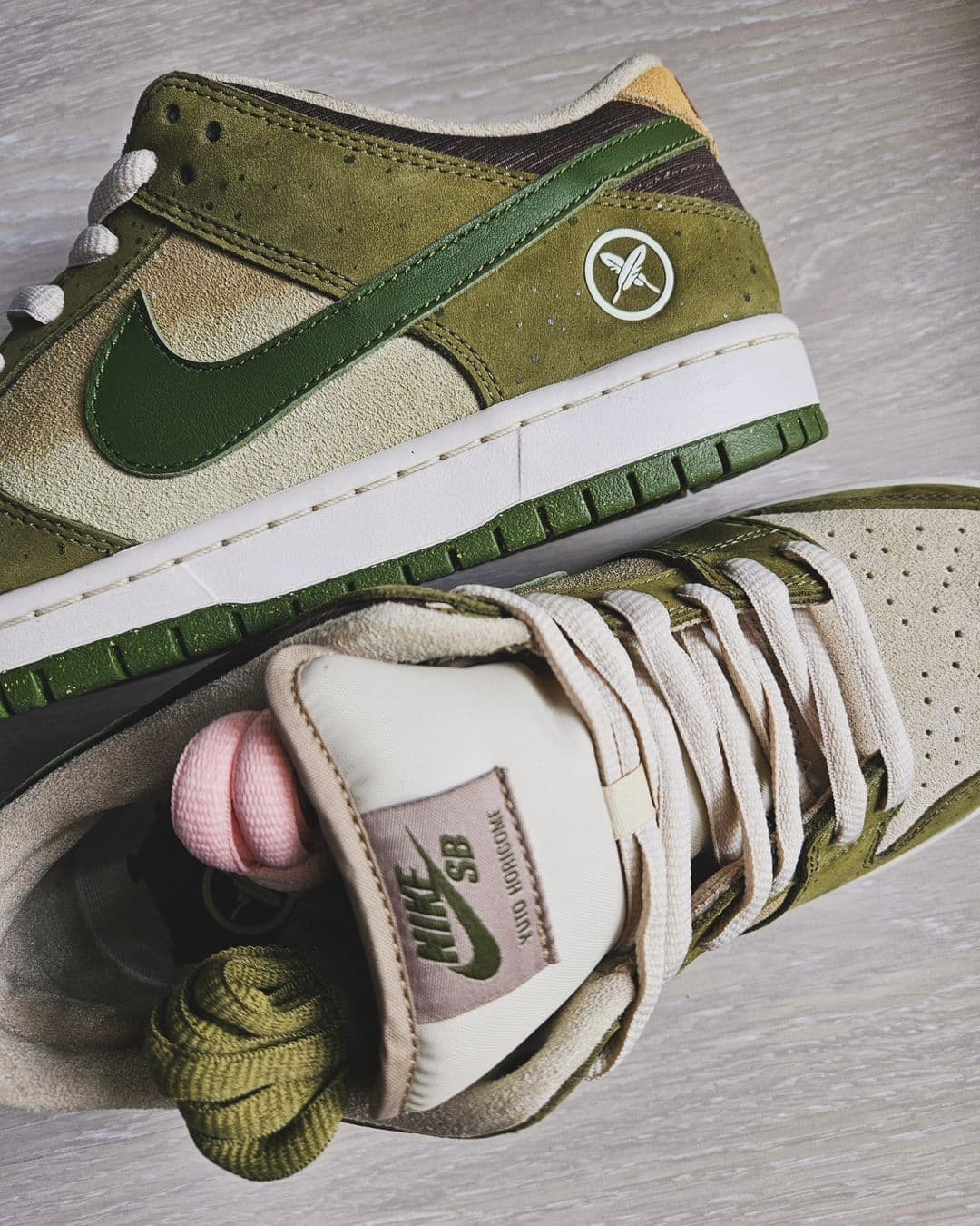 Yuto Horigome NIke SB Dunk Low Asparagus